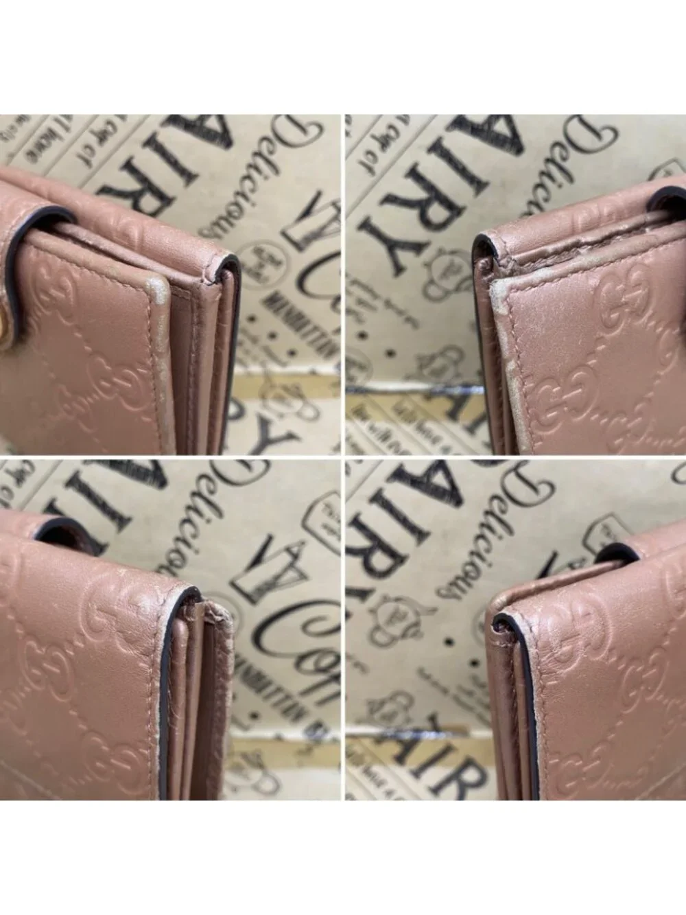 Gucci Bifold Wallet Compact GG Leather Bree - Picture 7 of 14